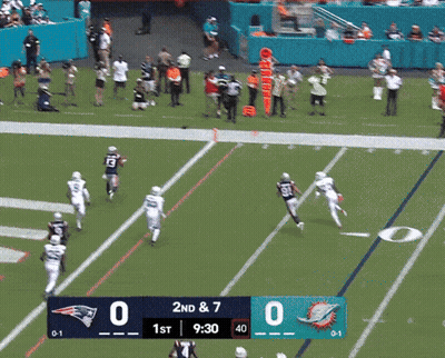 Patriots Vs Miami Dolphins Football Game GIF