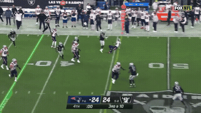 Patriots Vs Raiders Football Game On Fox NFL GIF