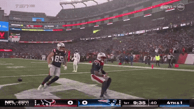 Patriots Vs Texans Football Game On ESPN GIF