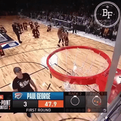 Paul George Shoot Bricks GIF
