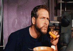Paul Newman Eating GIF