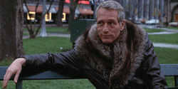 Paul Newman Winter Coat GIF