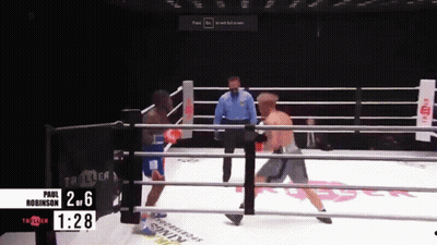 Paul Robinson Boxing Match GIF