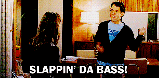 Paul Rudd Love You Man Slappin' Bass GIF