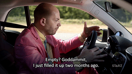 Paul Scheer Running On Empty Gas GIF