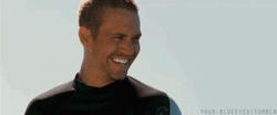 Paul Walker Laughing Wearing Rash Guard GIF