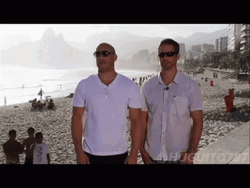 Paul Walker With Vin Diesel GIF