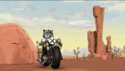 Paw Patrol Laughing Gasket Motorbike GIF