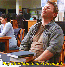 Pay Attention To Me I'm Bored Mark Pellegrino GIF