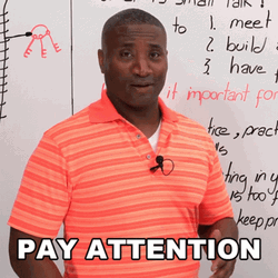 Pay Attention When I'm Talking GIF