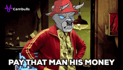 Pay That Man His Money Bull Head GIF