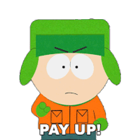 Pay Up Kyle Broflovski Sticker GIF