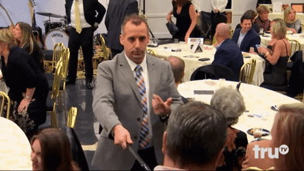 Pay Up Man At An Event GIF