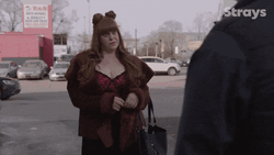 Pay Up Woman Wearing Red Dress GIF
