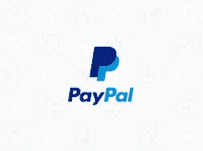 Paypal Logo On A White Background With A Blue P GIF