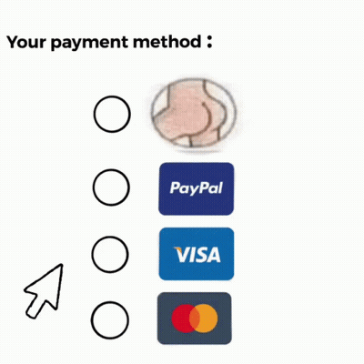 PayPal Visa Mastercard Payment Method GIF