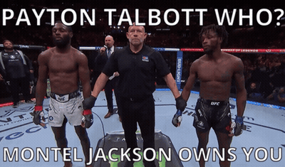 Payton Talbott And Montel Jackson Standing Together GIF