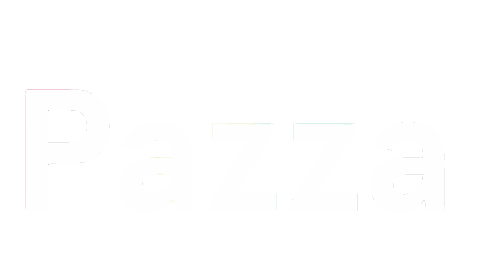Pazza Word In Rainbow Font Sticker