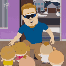PC Principal Picking Up Kids GIF