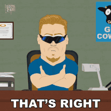 PC Principal Saying That's Right GIF