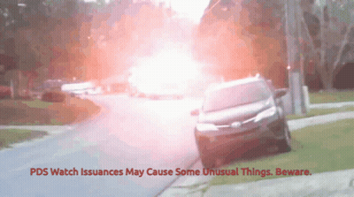 PDS Watch Issuances May Cause Unusual Things Beware Sign GIF