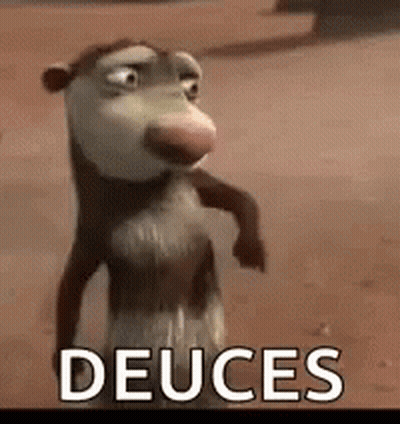 Peace Out Deuces GIF