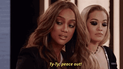 Peace Out Girl Tyra Banks  GIF