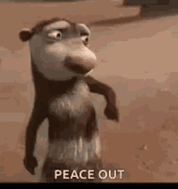 Peace Out Im Out GIF