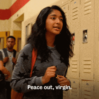 Peace Out Maitreyi Ramakrishnan Walk Away GIF