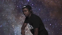 Peace Out Space Scooter GIF