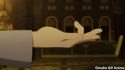 Peace Sign Hand With Omake Gif Anime GIF