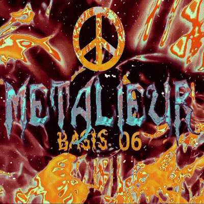 Peace Sign Metallieur Basics 06 Colorful Background GIF