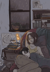 Anime Cuddle GIF - Anime Cuddle Cat - Discover & Share GIFs