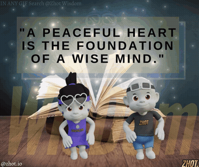 Peaceful Heart Foundation Sign GIF