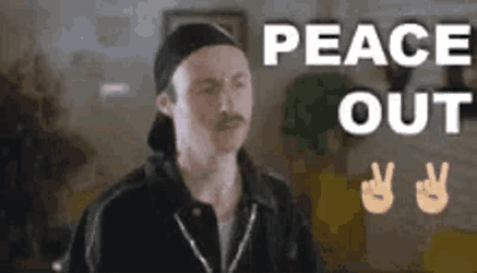 Peaceout Peace Out Dude GIF