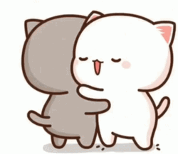 Peach And Goma Cute Animated Dance GIF