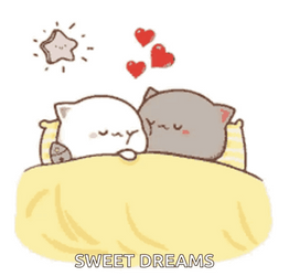 Peach And Goma Cute Good Night Sweet Dreams GIF