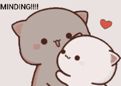 Peach And Goma Sweet Kisses GIF