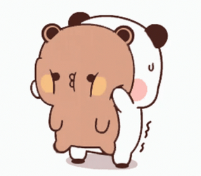 Peach Cat Squish Gomas Cheeks GIF