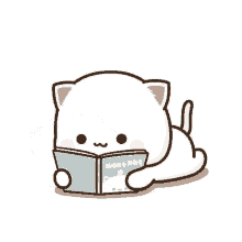 Peach Goma Fight Over Reading Book GIF