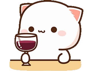 Peach Goma Sticker Bevo Drink GIF