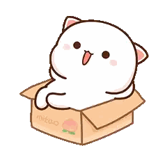 Peach Goma Sticker