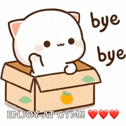 Peach On A Box Enjoy At Gym GIF