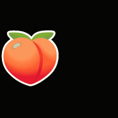 Peach Saying Are You Thirsty GIF