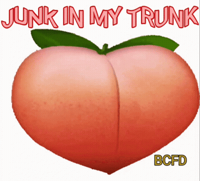 Peach With Junk In My Trunk GIF