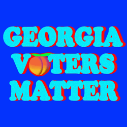 Peachy Georgia Voters Matters GIF