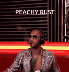 Peachy Rust DJ GIF