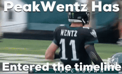 Peak Wentz Football Player GIF