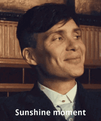 Peaky Blinders Sunshine Moment Thomas Shelby GIF