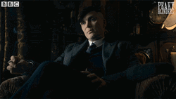 Peaky Blinders Thomas Shelby Sitting GIF